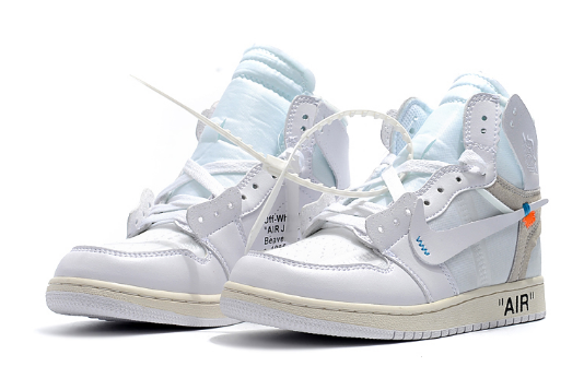 Women 2018 Off-White x Air Jordan 1 White